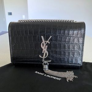 Authentic Saint Laurent Small Kate Satchel